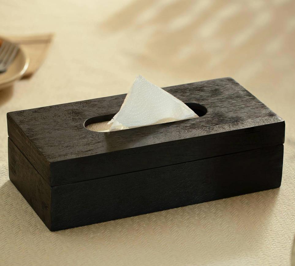 Wooden Resin Tissue Box
